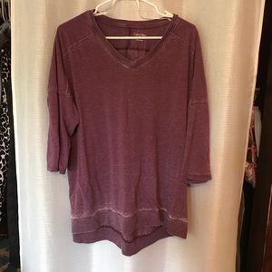 Calvin Klein Plus V neck sweatshirt